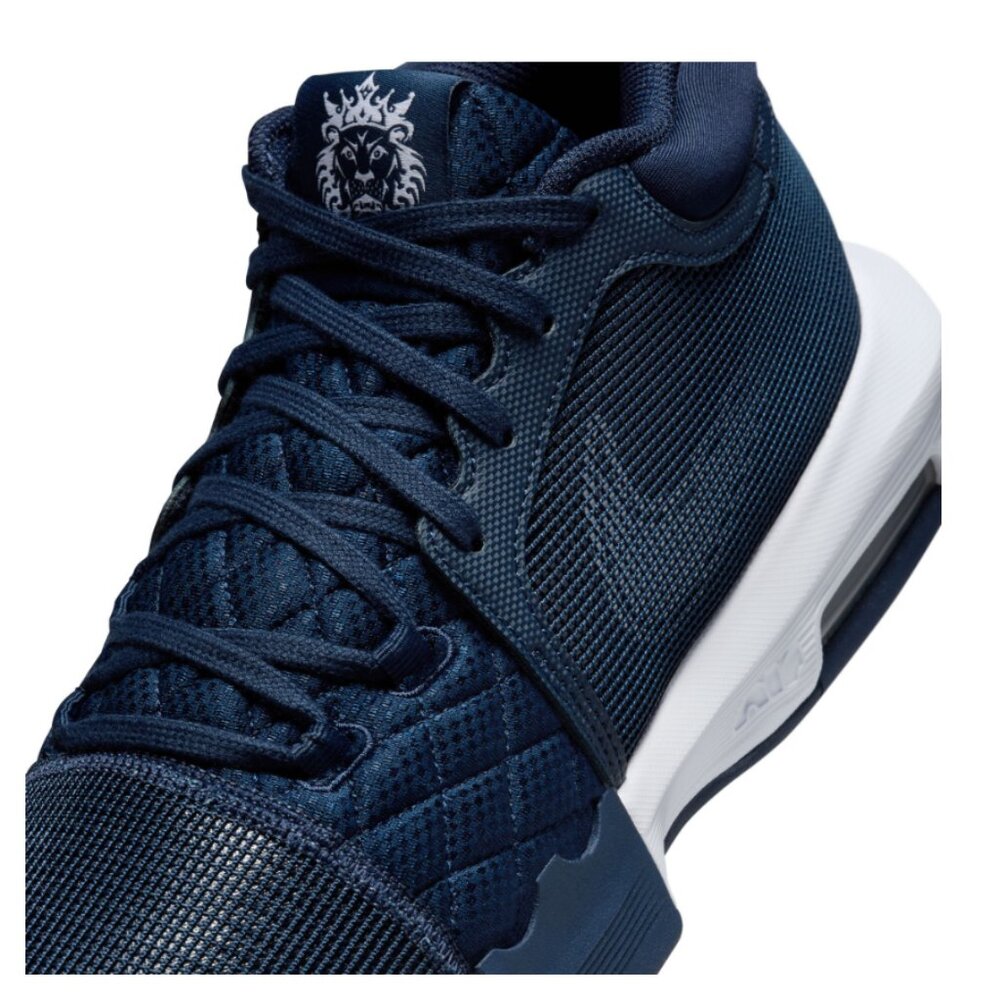 Nike LeBron Witness 8 Unisex Basketball Shoes Navy Blue/White Size 8M/9.5W - Picture 7 of 8